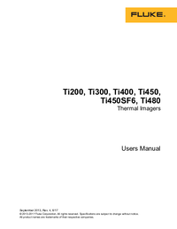 Thumbnail of document Manual - Ti450 Thermal Imager